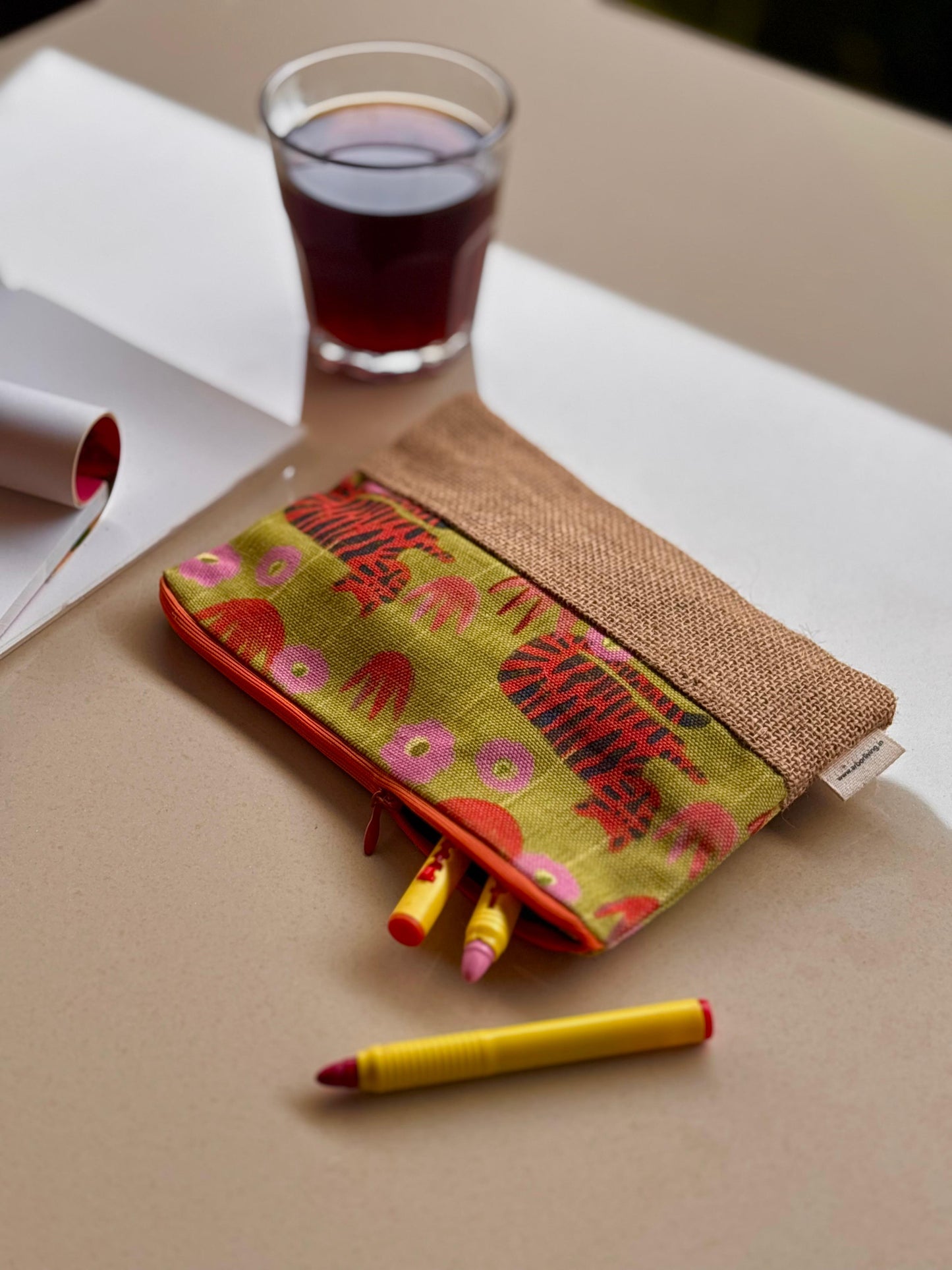 Tiger Crayon Pouch