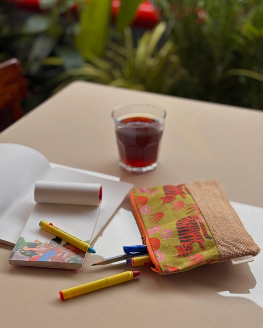 Tiger Crayon Pouch