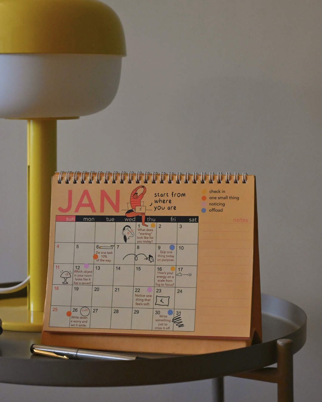 One day at a Time - desk calendar 2026