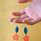 Orange Bloom Earring