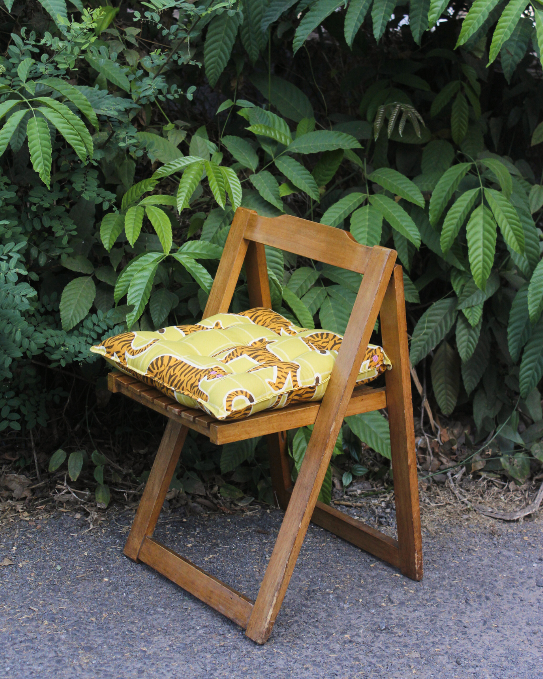Tiger in the Bush I Floor Cushion